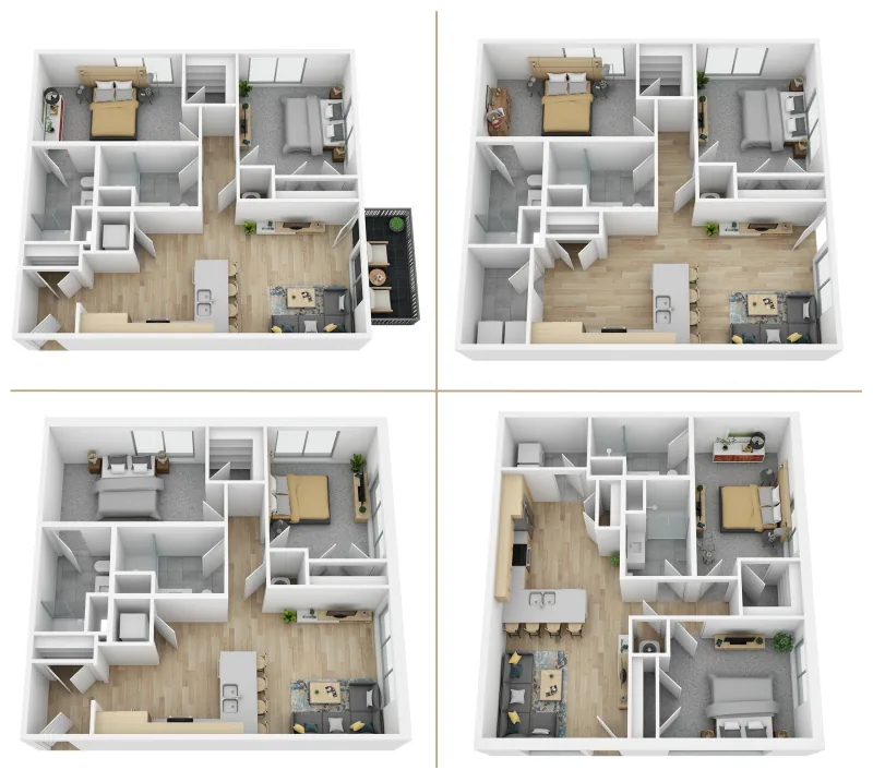 Hemlock apartment interior