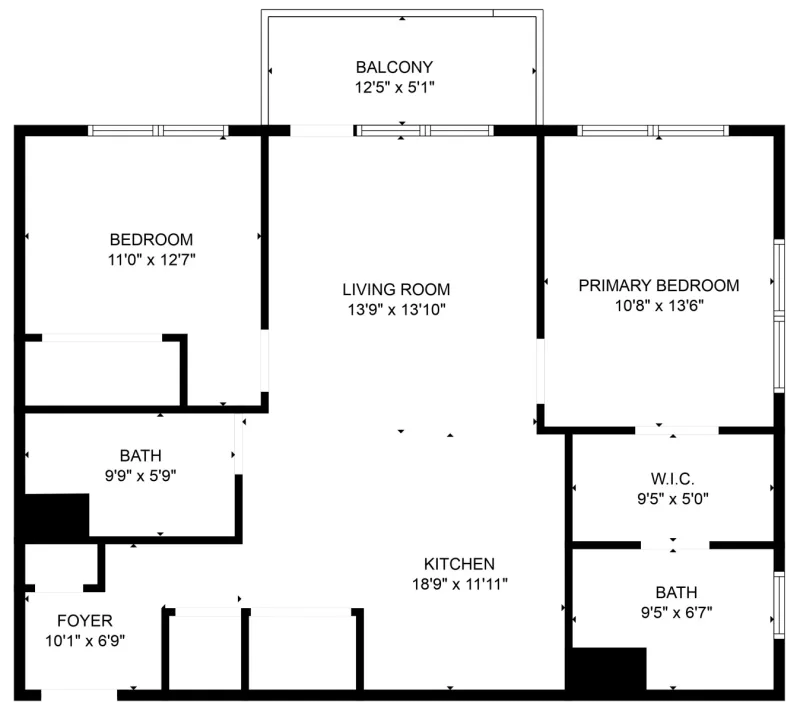 Pine apartment interior